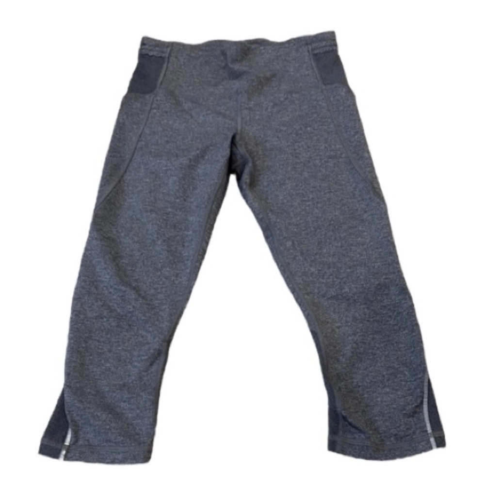 lululemon athletica Gray Leggings Capri Length Women’s 6 Excellent Condition